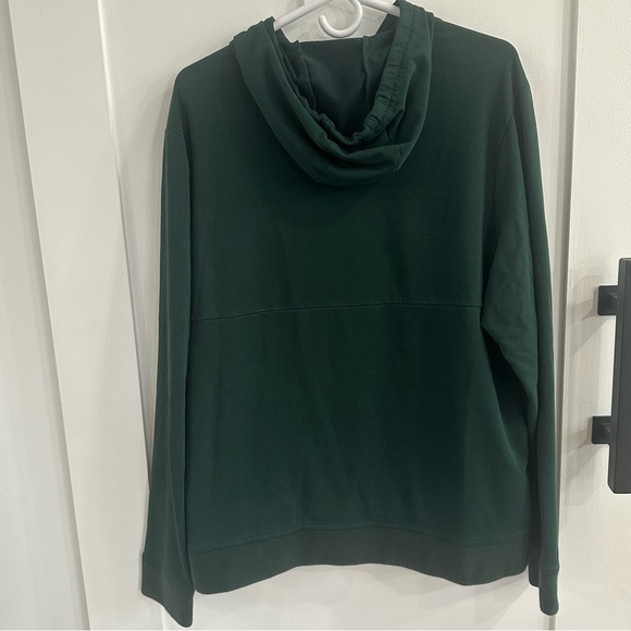 Tommy John Go Anywhere Hoodie Dark Forest Green Large FA22 Pullover - Picture 2 of 8